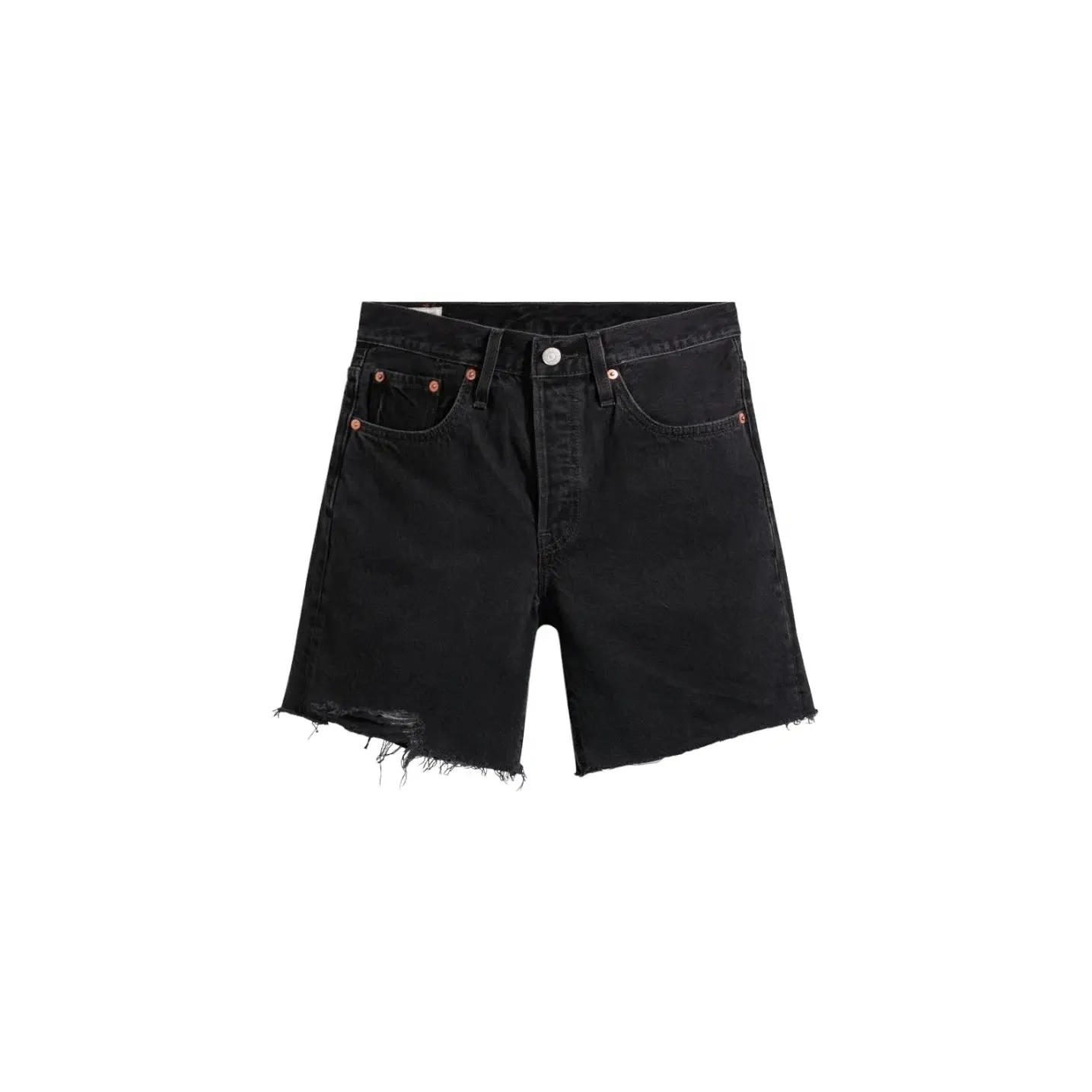 501 MID THIGH SHORT LUNAR BLACK