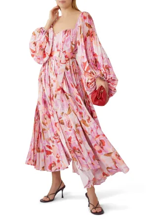 Acler Lothair Dress - Peony Harvest