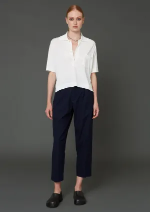 Alta Trousers - Navy - Cotton