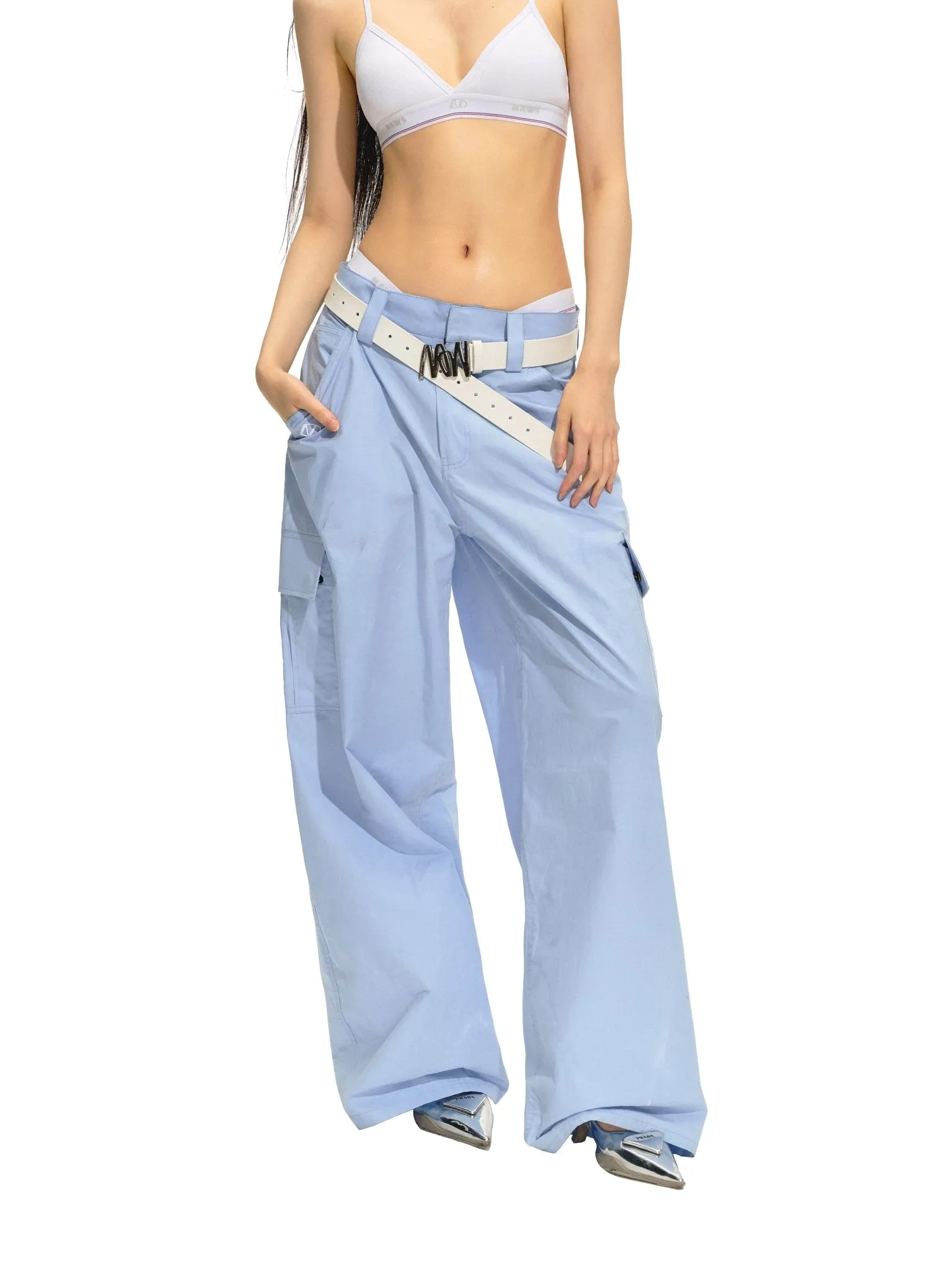 Baggy Jazz Pants Blue