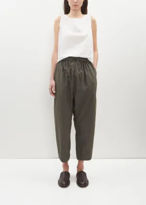 Braghe Tissue Cotton Pants — Anthracite