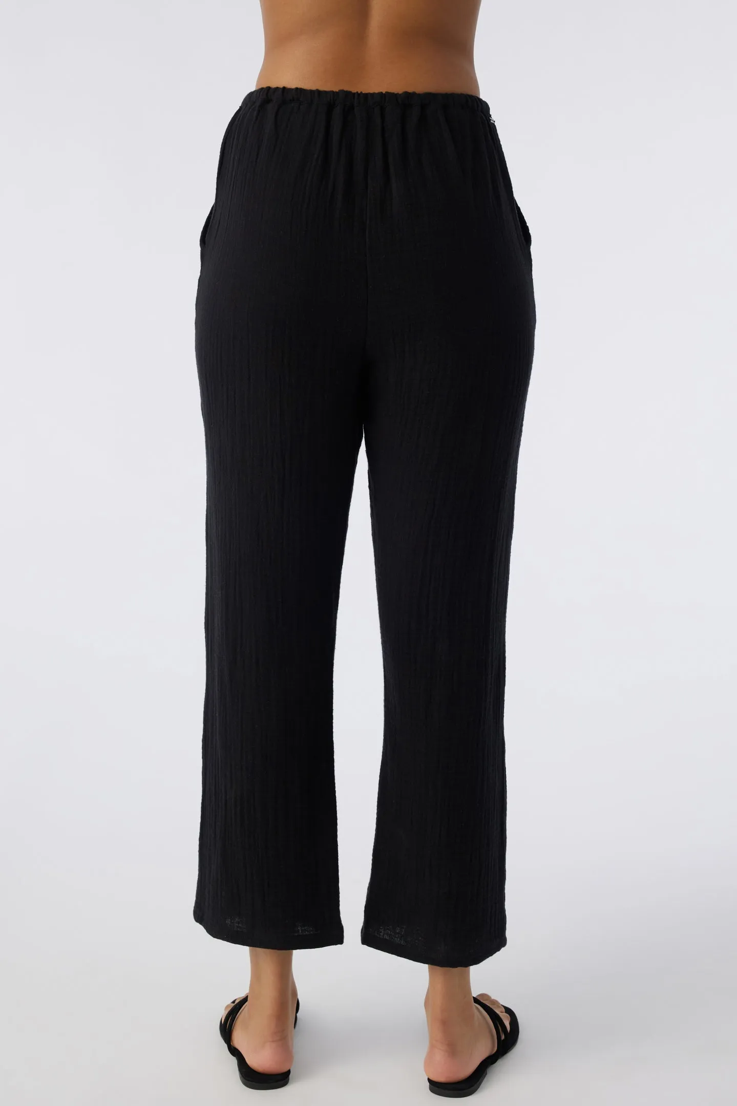 BRENDA CRINKLE DOUBLE GAUZE BEACH PANTS