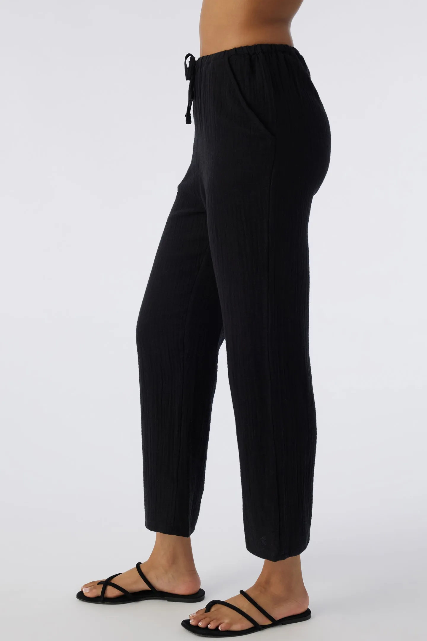 BRENDA CRINKLE DOUBLE GAUZE BEACH PANTS