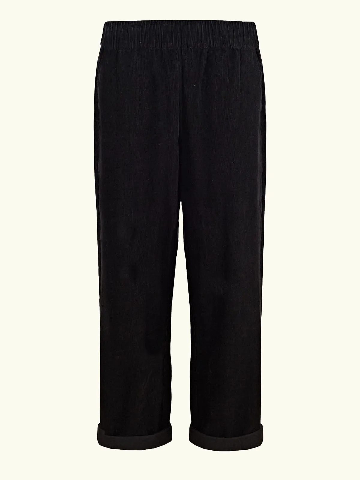 Carrie Cord Jogger - Black