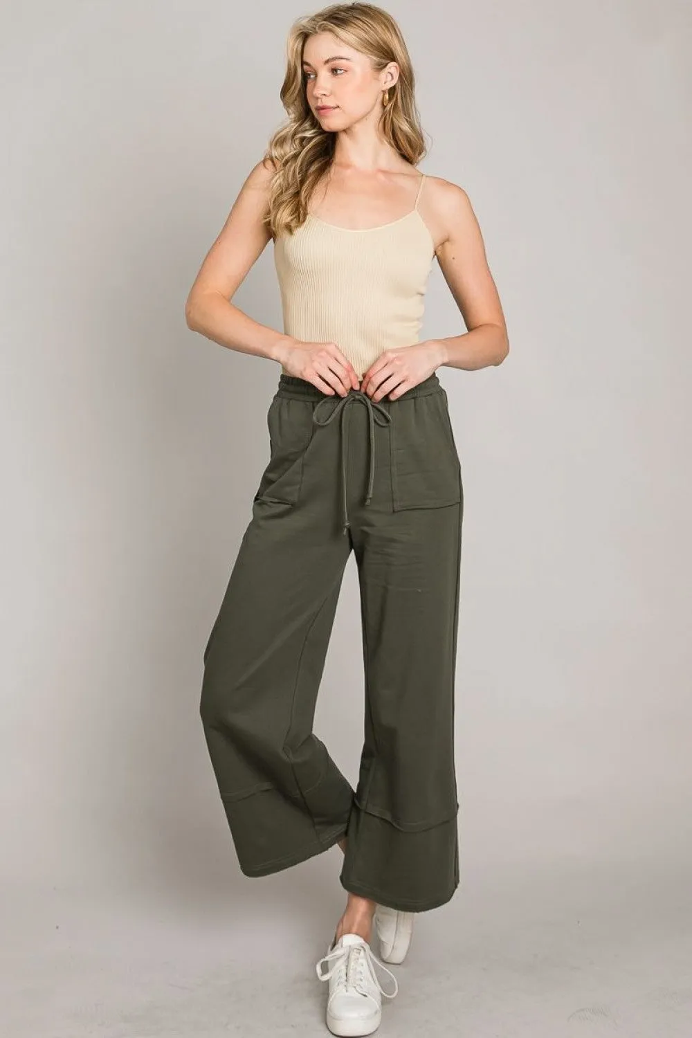 Feeling Good Wide Leg Crop Pant
