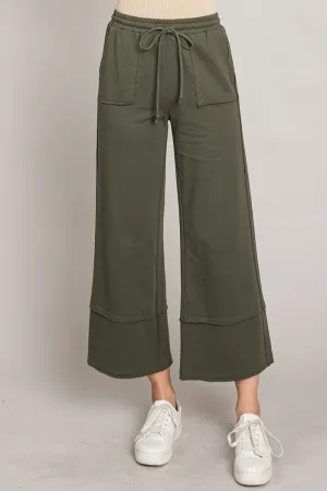 Feeling Good Wide Leg Crop Pant
