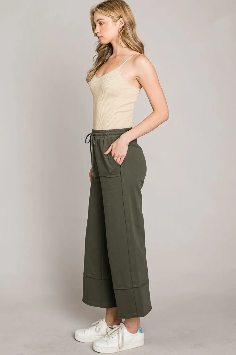 Feeling Good Wide Leg Crop Pant
