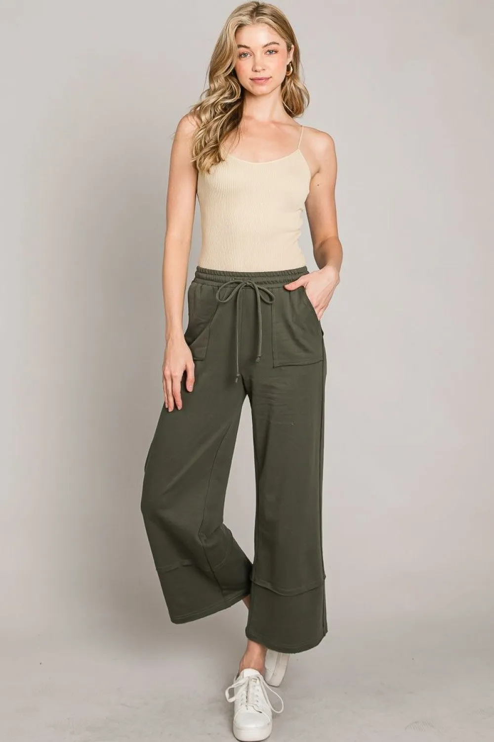 Feeling Good Wide Leg Crop Pant