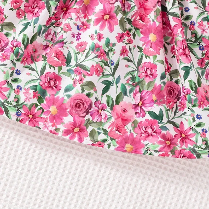 Girls off shoulder floral dress