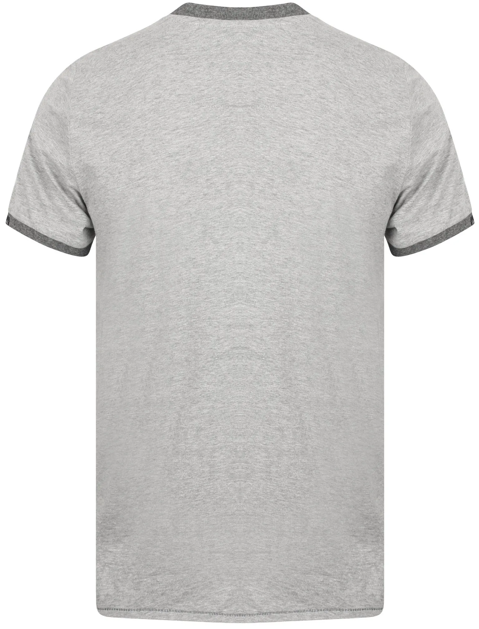 Groove Jam 2 Cotton Ringer T-Shirt In Light Grey Marl - Tokyo Laundry