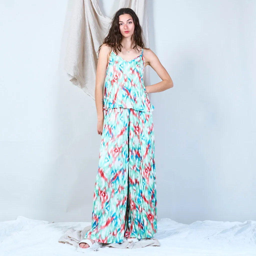 Ikat loose-fitting softy pants