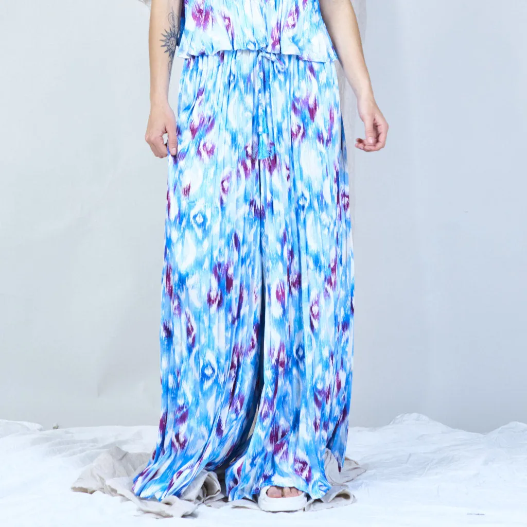 Ikat loose-fitting softy pants