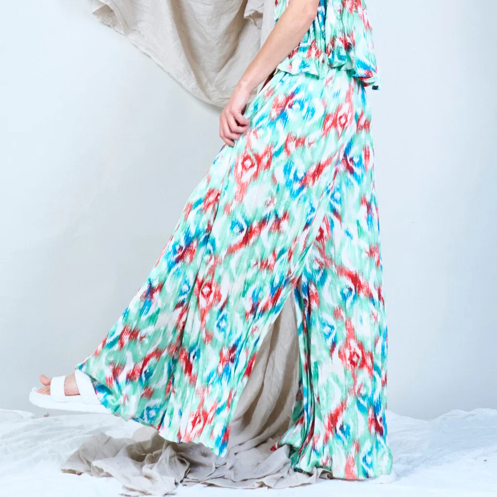 Ikat loose-fitting softy pants