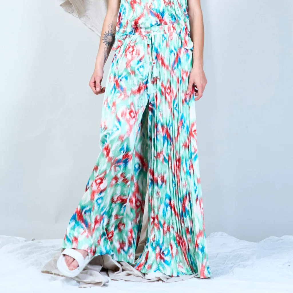 Ikat loose-fitting softy pants