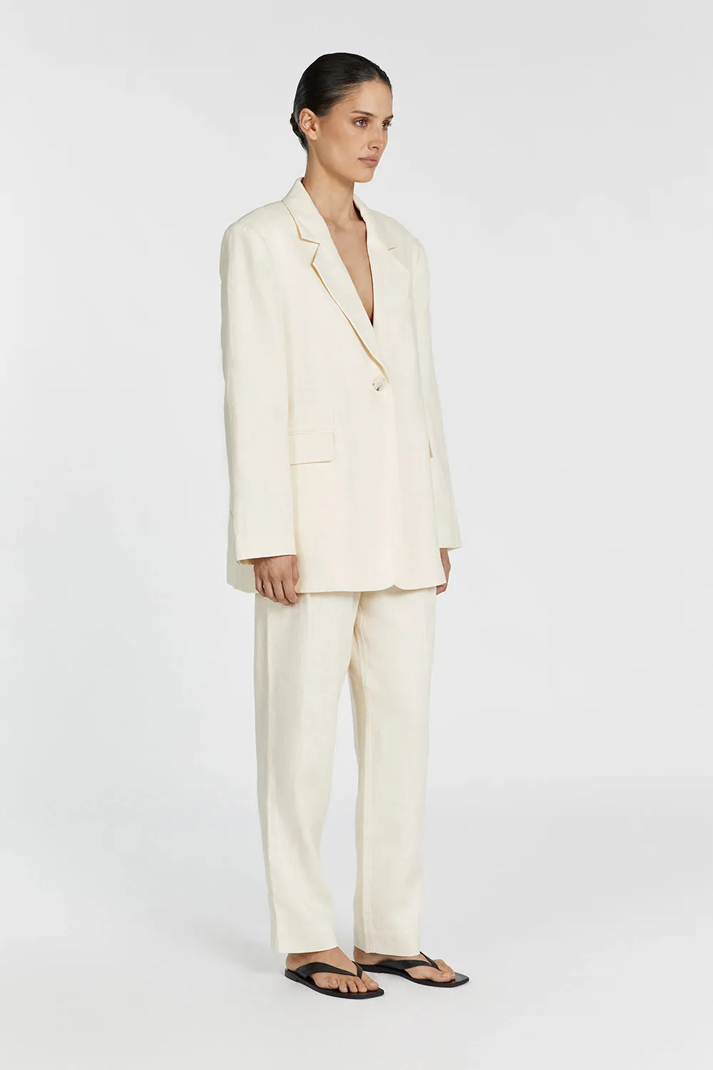 INDY BUTTER LINEN PANT