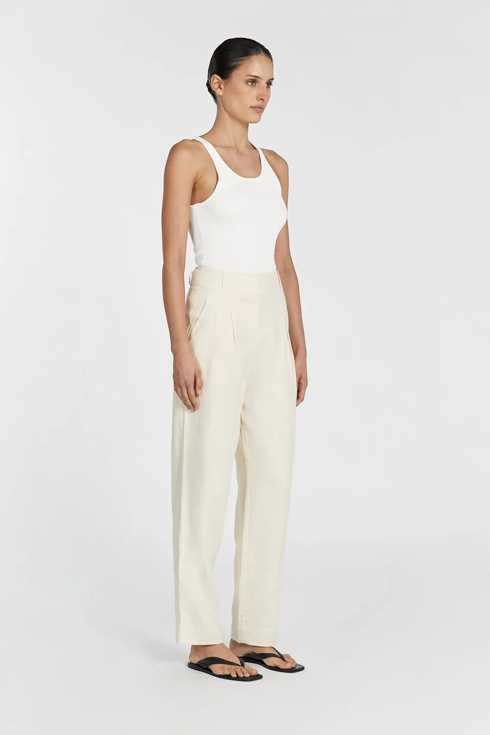INDY BUTTER LINEN PANT