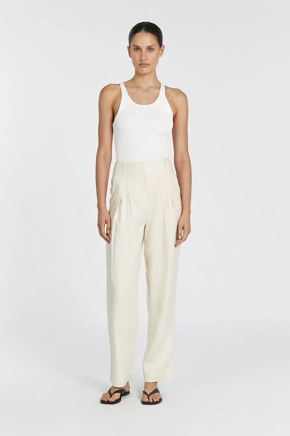 INDY BUTTER LINEN PANT