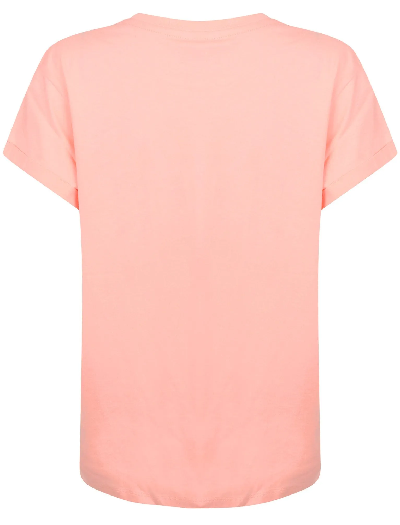 Katie Oversized Floral Cotton Crew Neck T-Shirt In Impatiens Pink - Tokyo Laundry