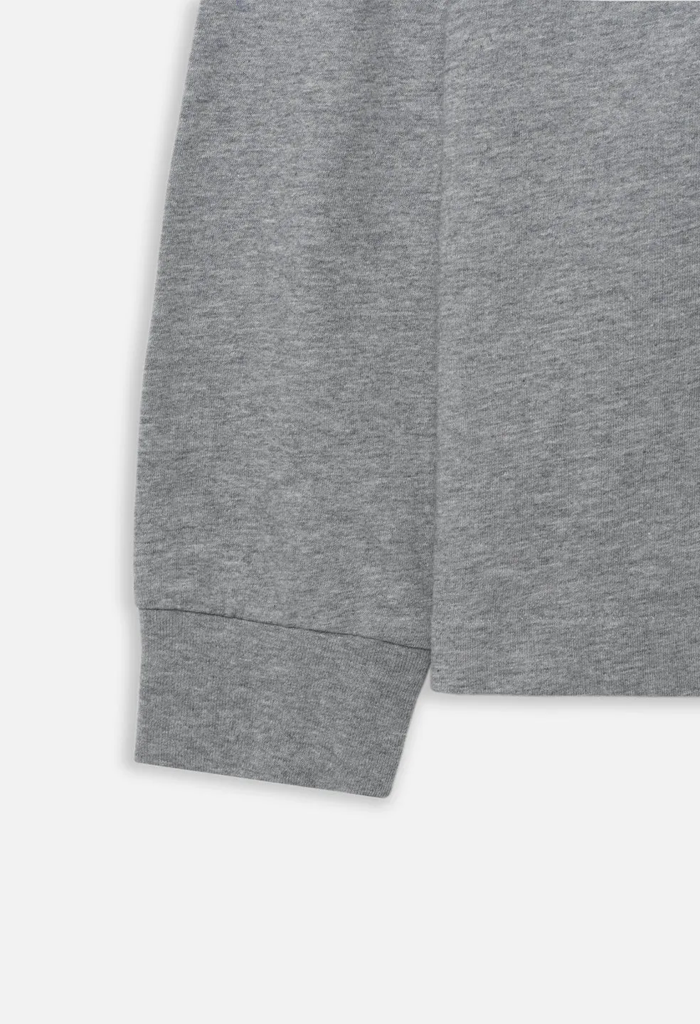 Ls University Tee / Heather Grey