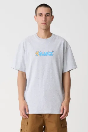 MAD BEAR TEE - ASH HEATHER