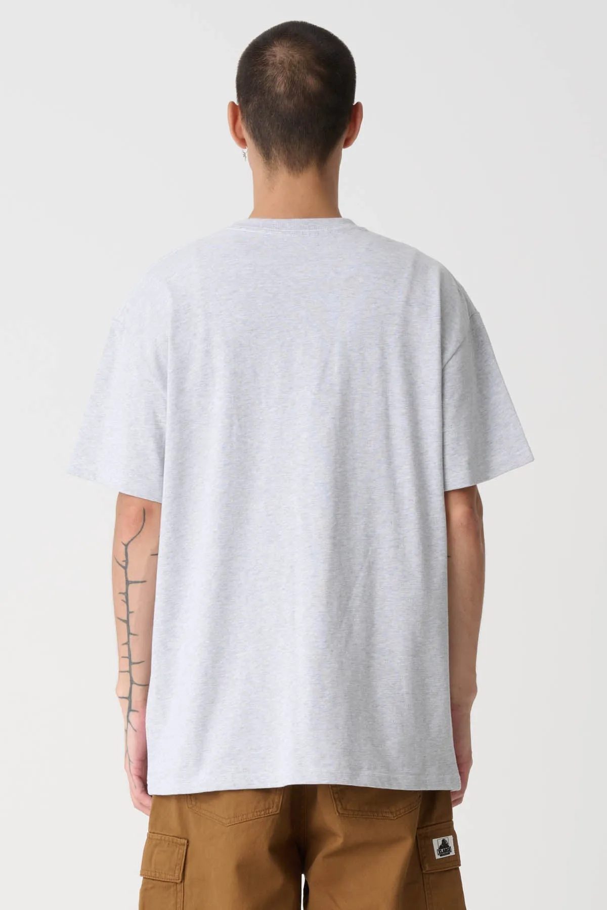 MAD BEAR TEE - ASH HEATHER