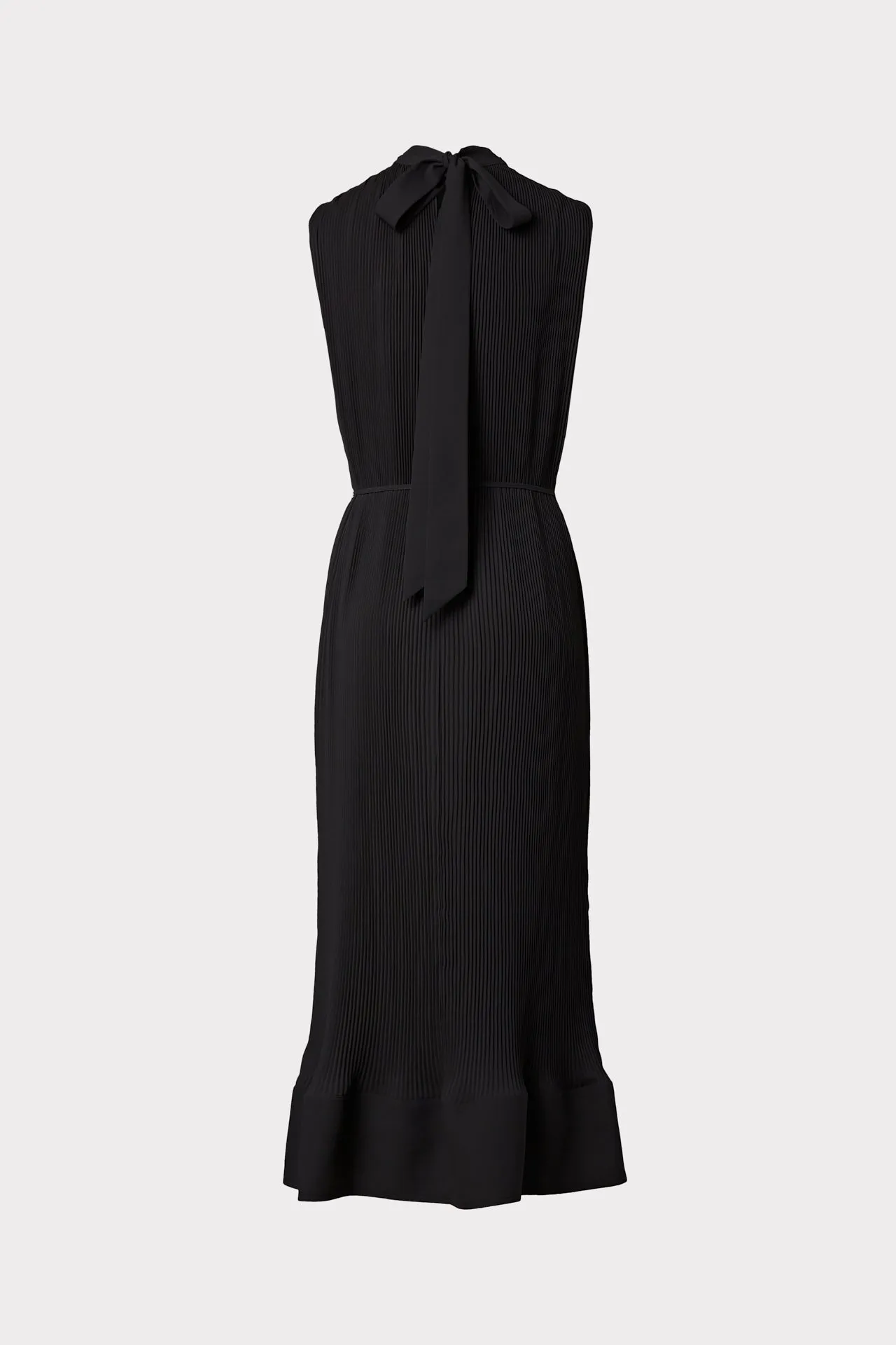 Melina Solid Pleated Dress