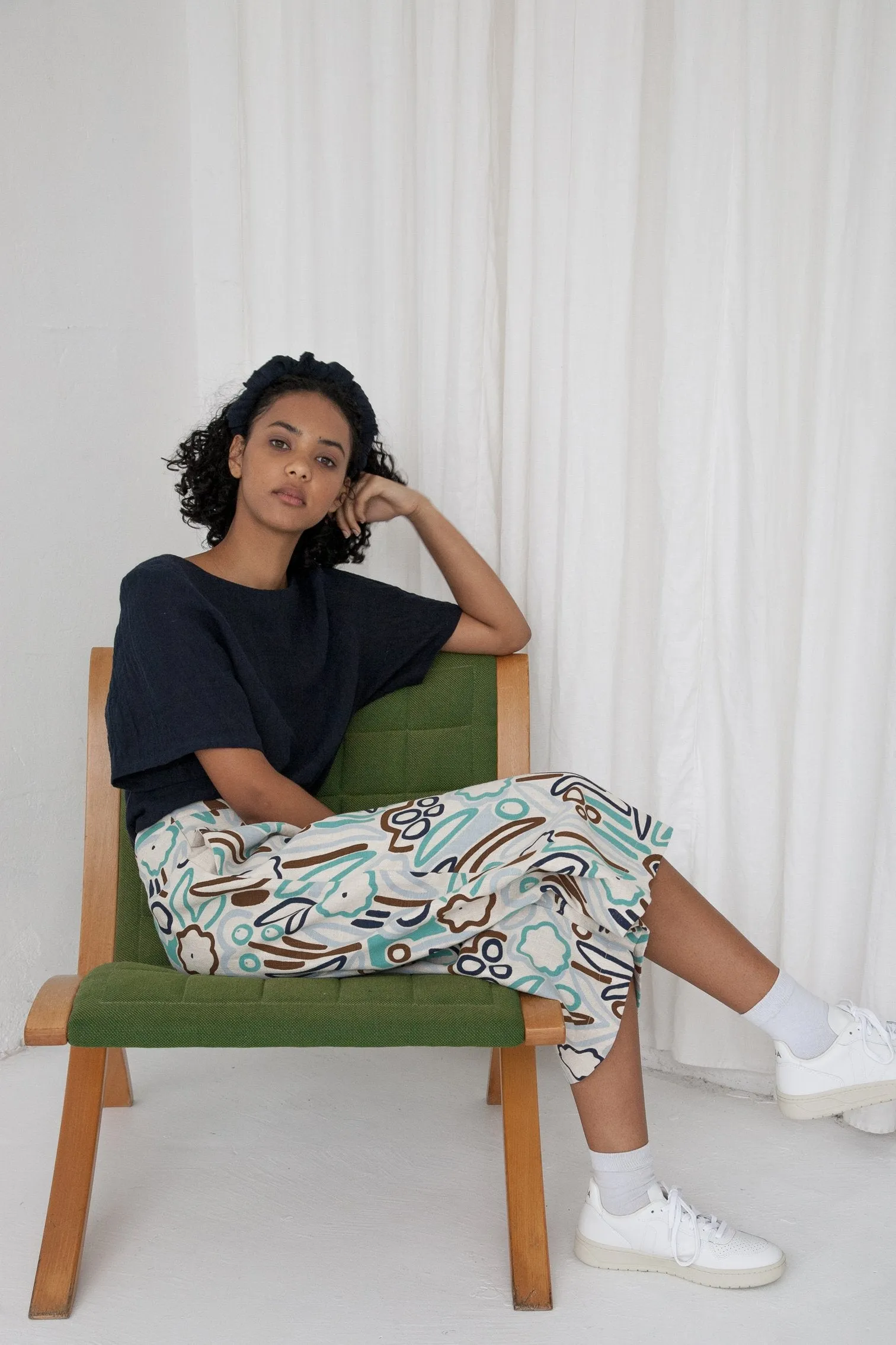 Navy Culottes