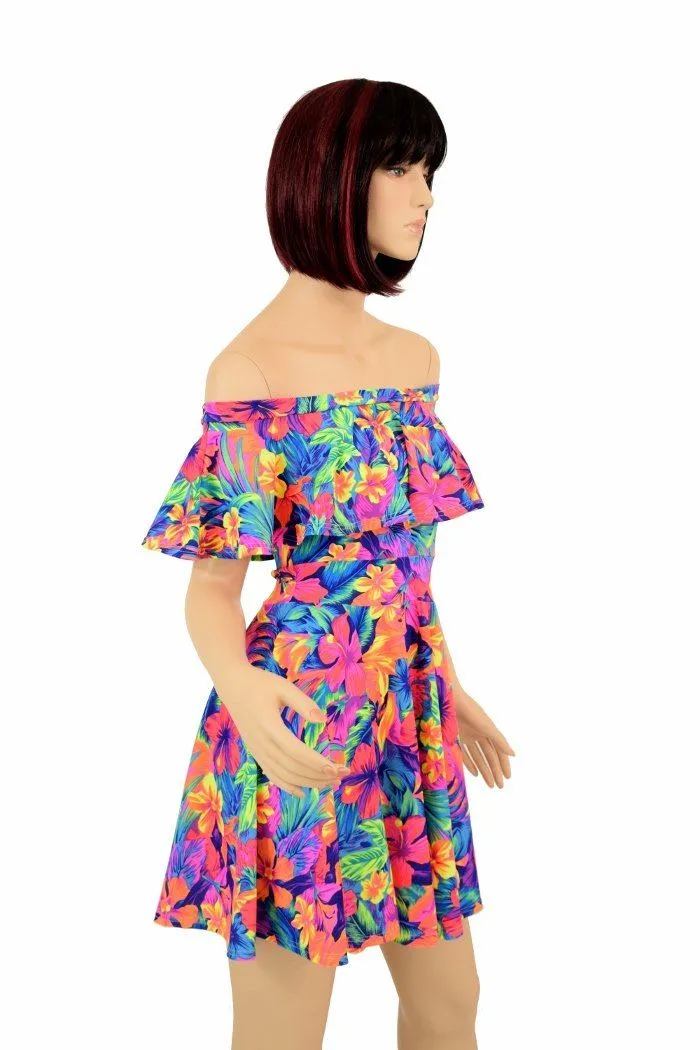 Off Shoulder Skater Dress