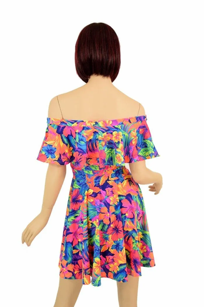 Off Shoulder Skater Dress