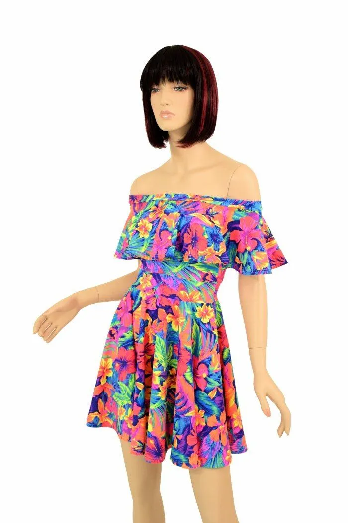 Off Shoulder Skater Dress