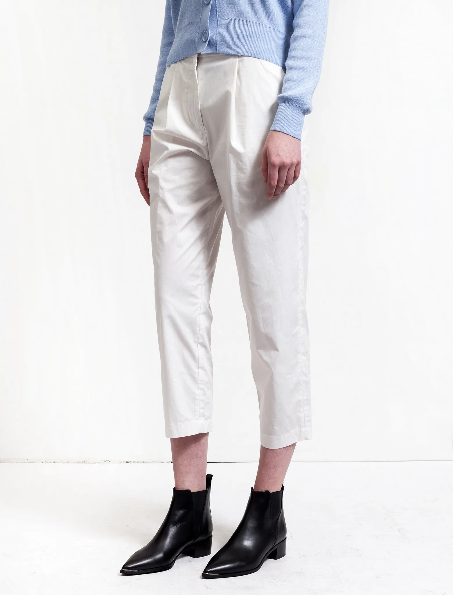Onno Poplin Trouser Natural