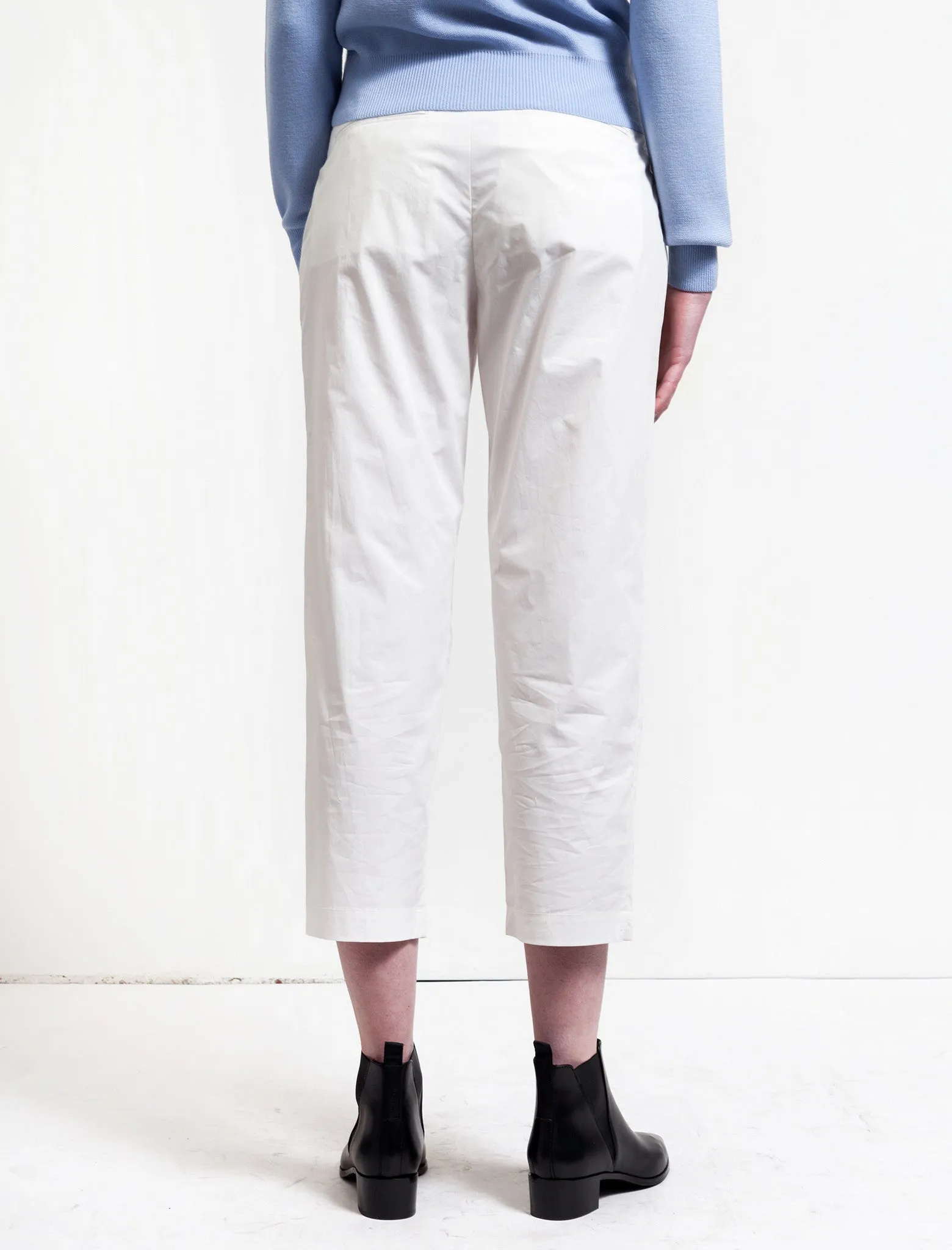 Onno Poplin Trouser Natural