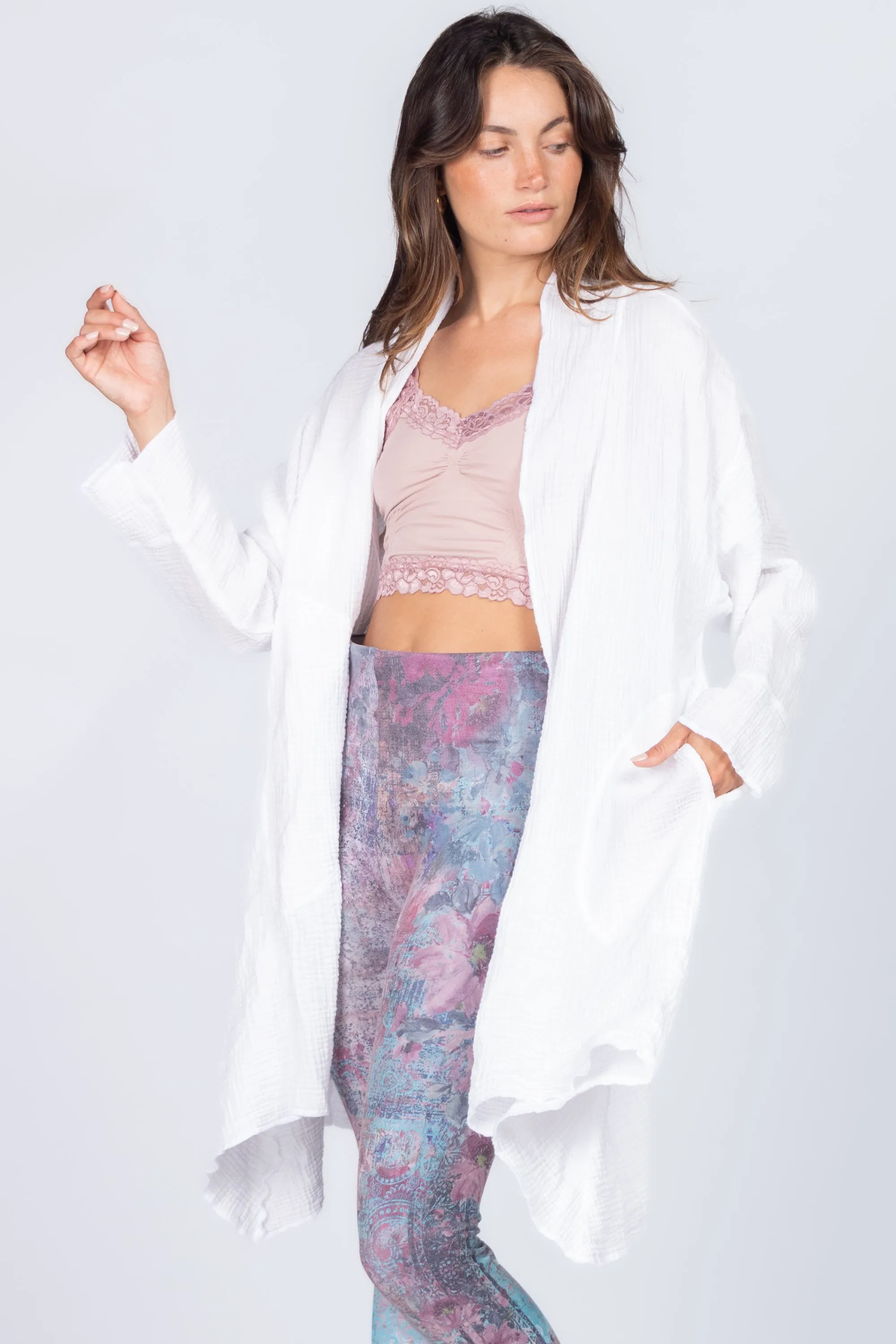 Oversized Dolman Sleeve Cardigan