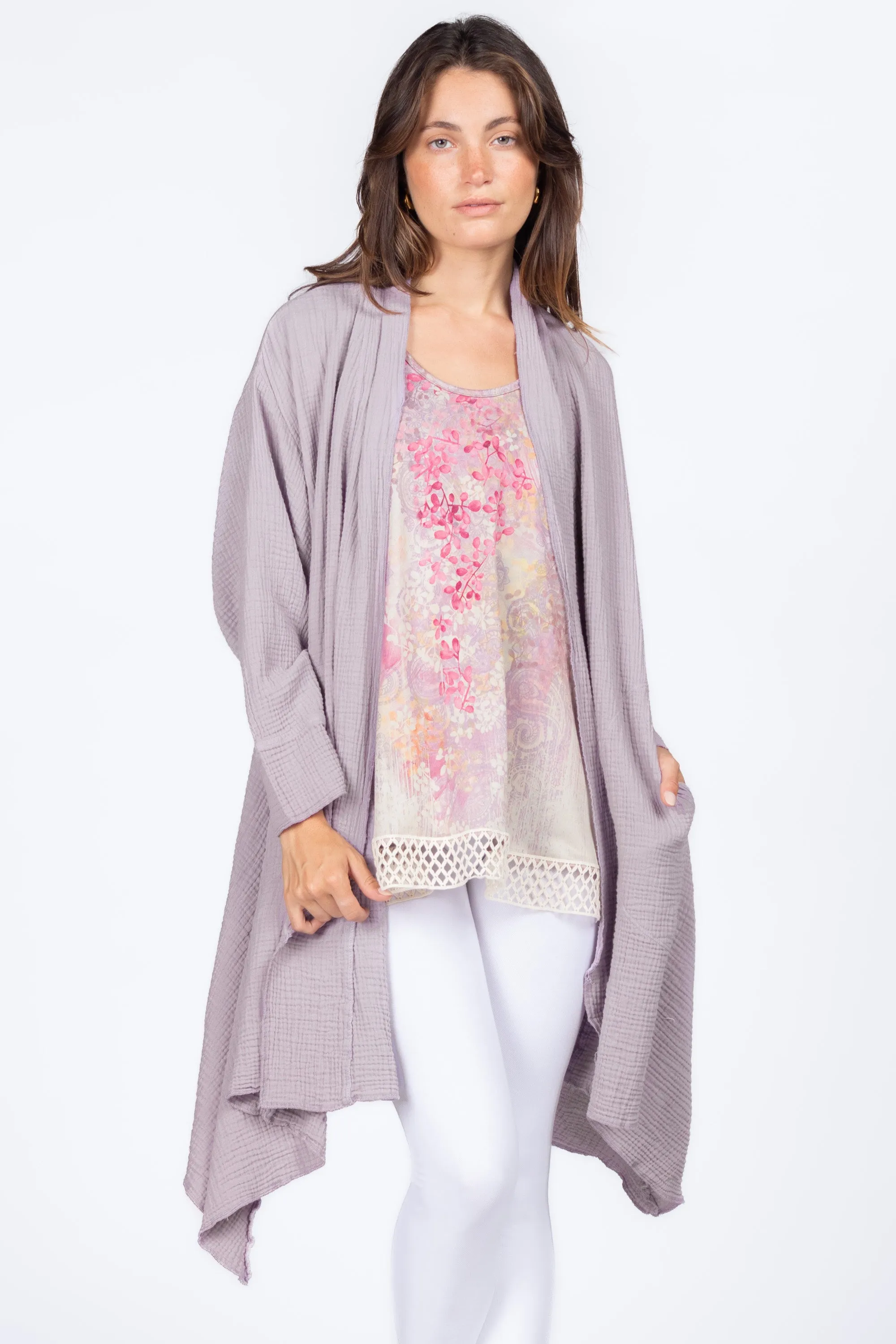 Oversized Dolman Sleeve Cardigan