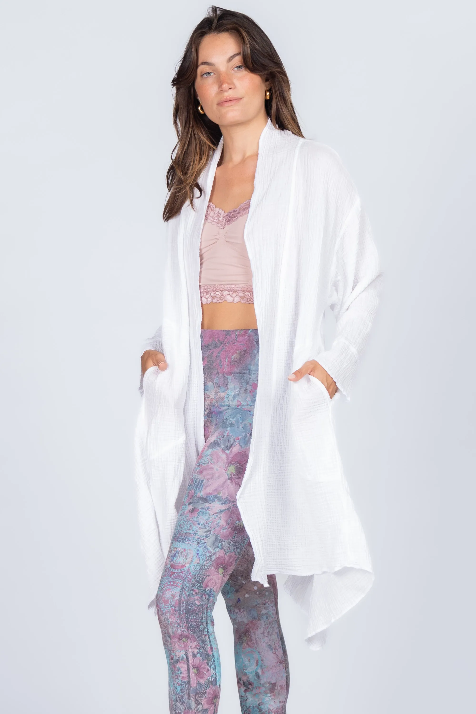 Oversized Dolman Sleeve Cardigan