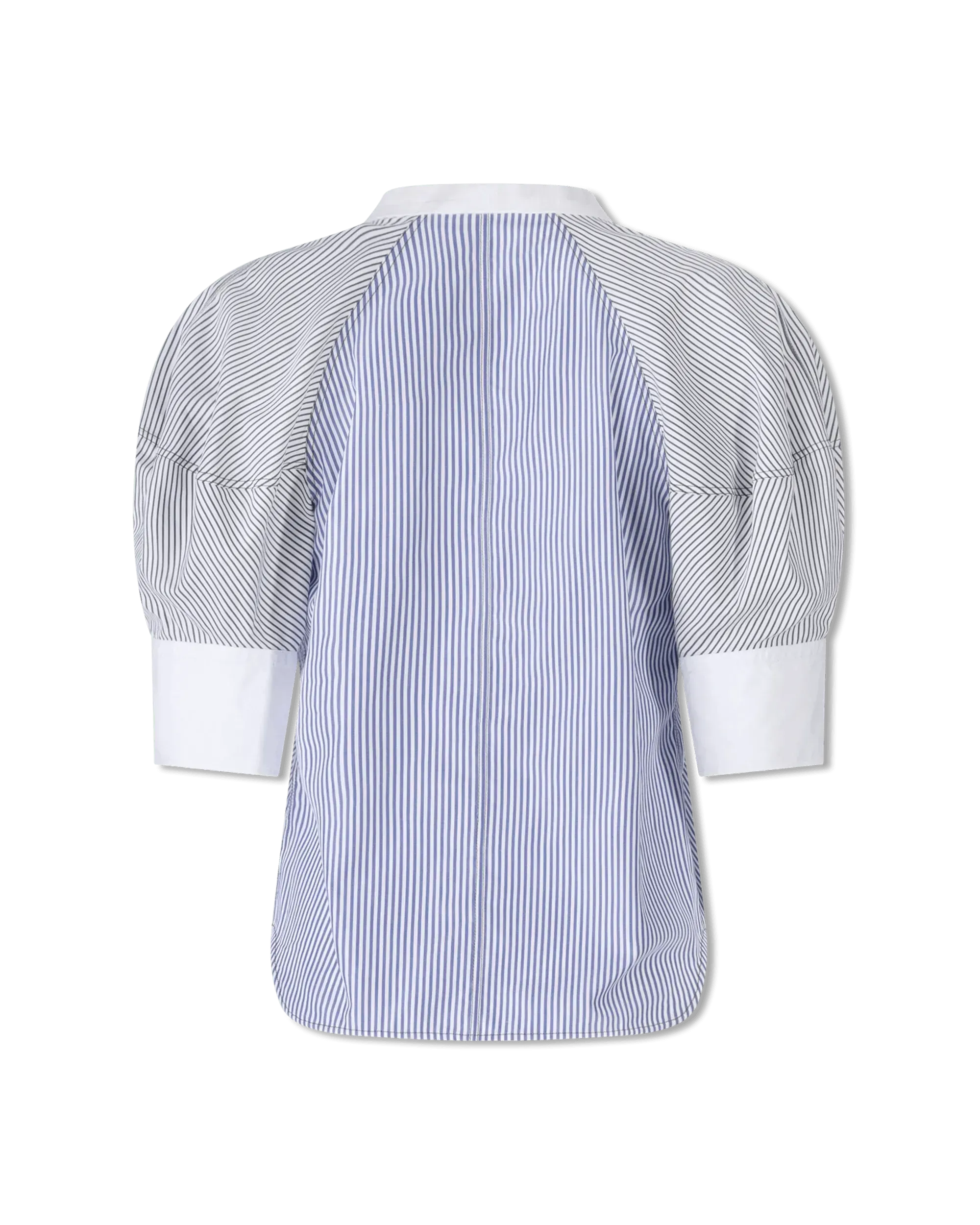 Pinstriped Poplin Top