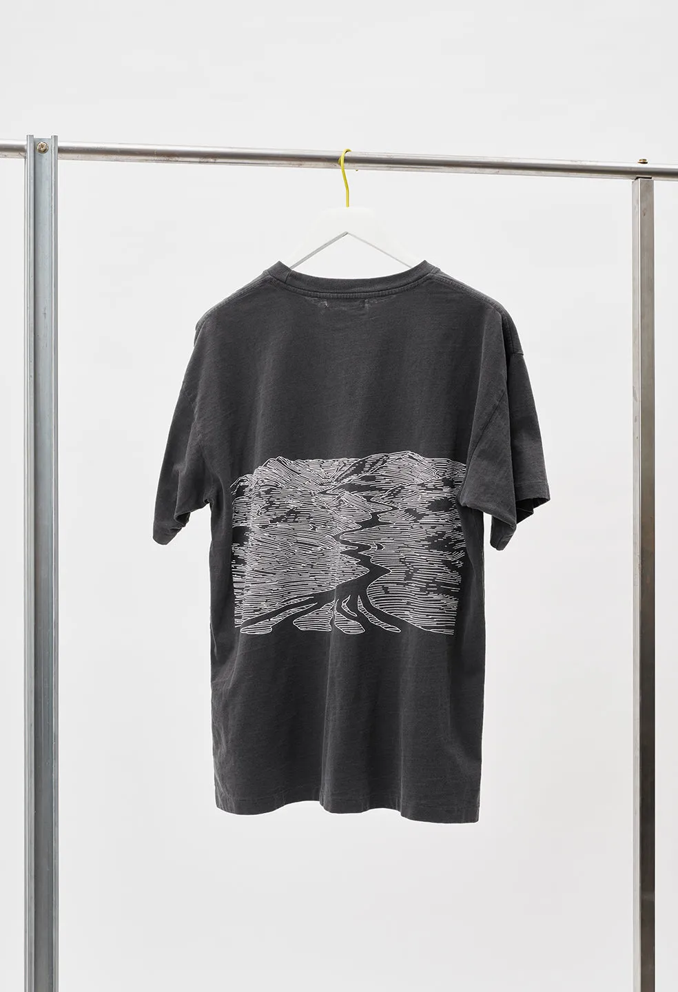 Share The Trail University Tee / Washed Black