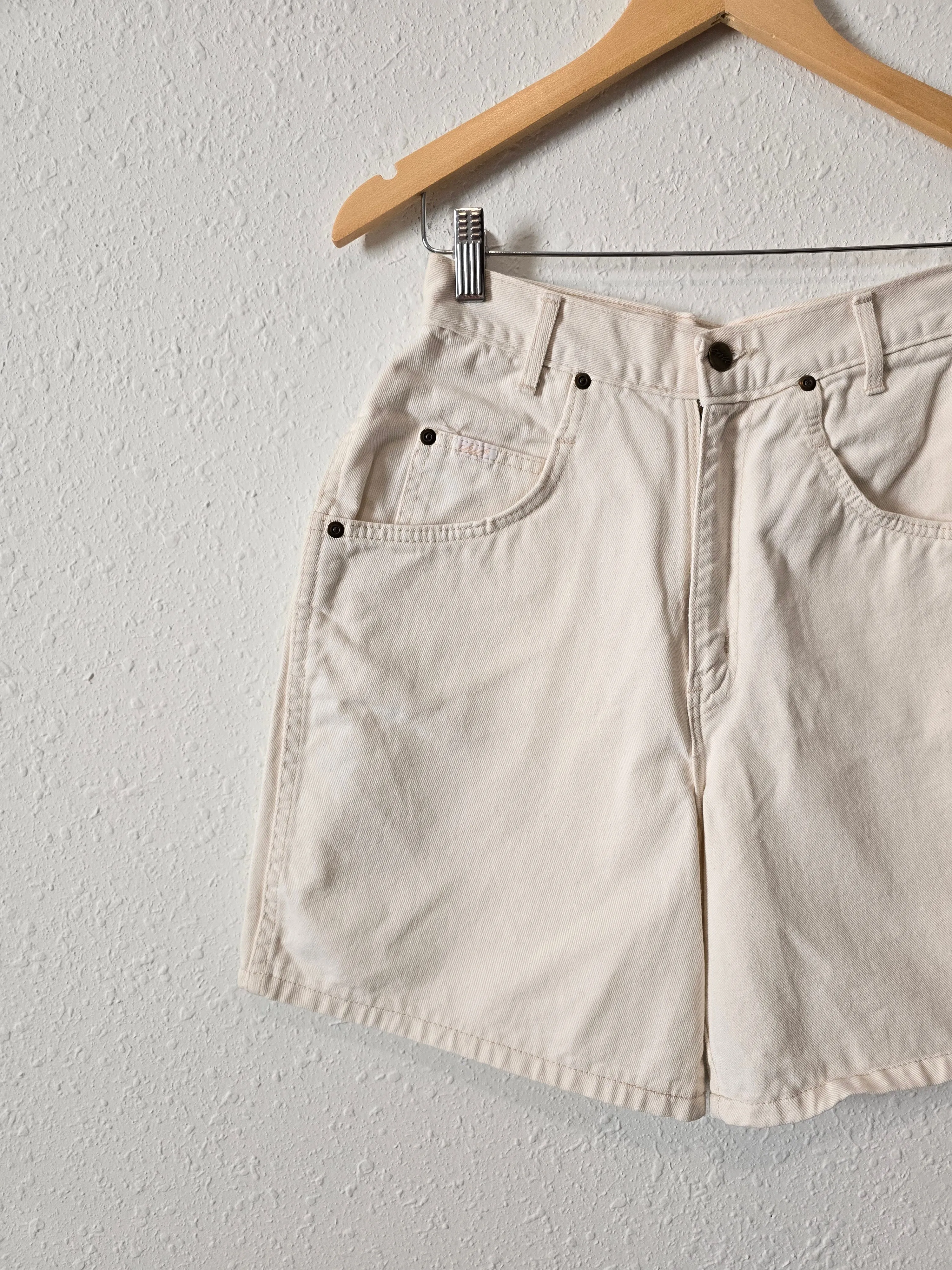 Vintage Cream Relaxed Shorts (25)