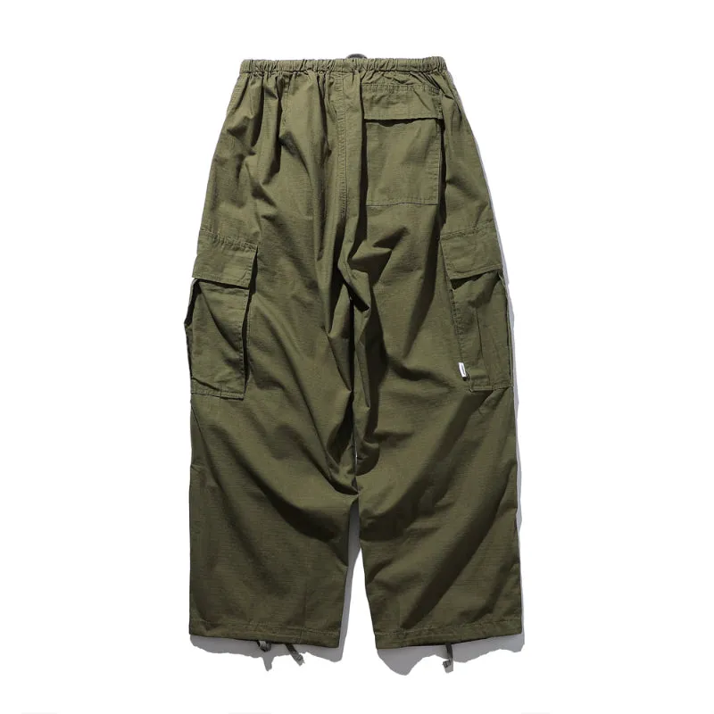 Wide Leg Casual Drawstring Pants