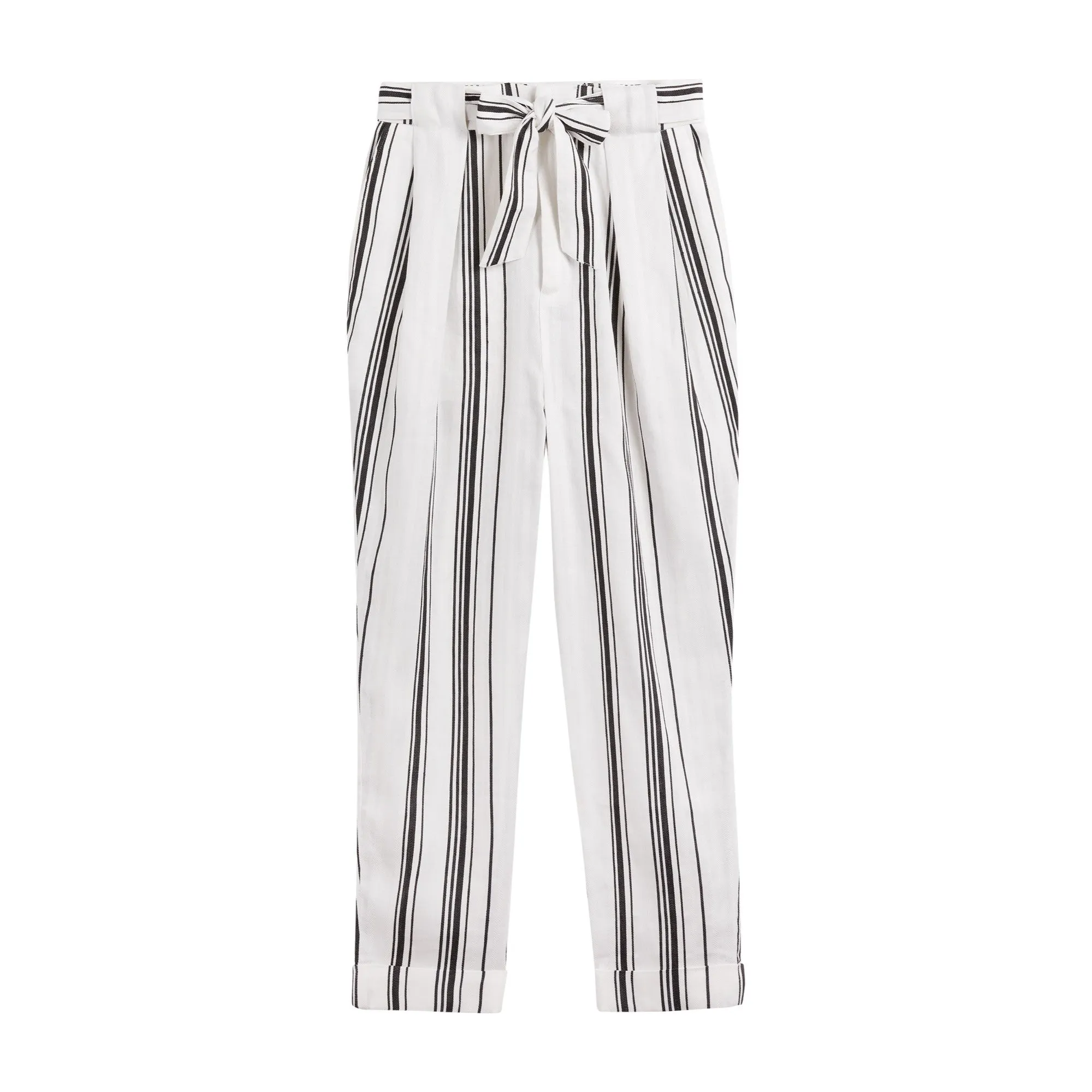 Women Wmt-Asherr-Stripe Tapered Trouser - White