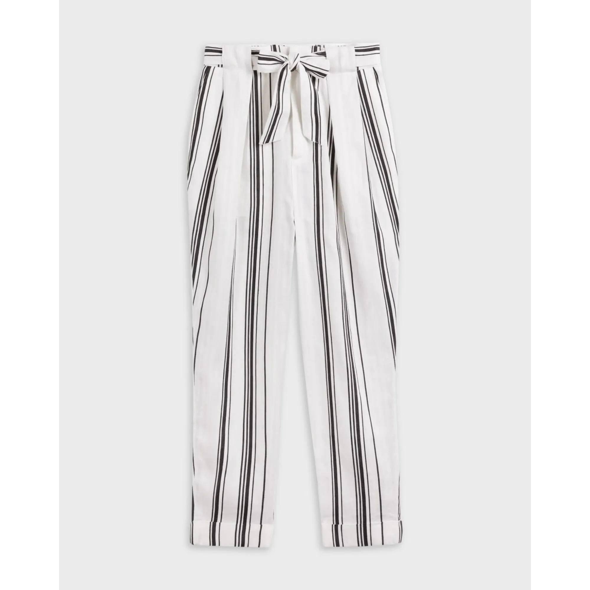 Women Wmt-Asherr-Stripe Tapered Trouser - White