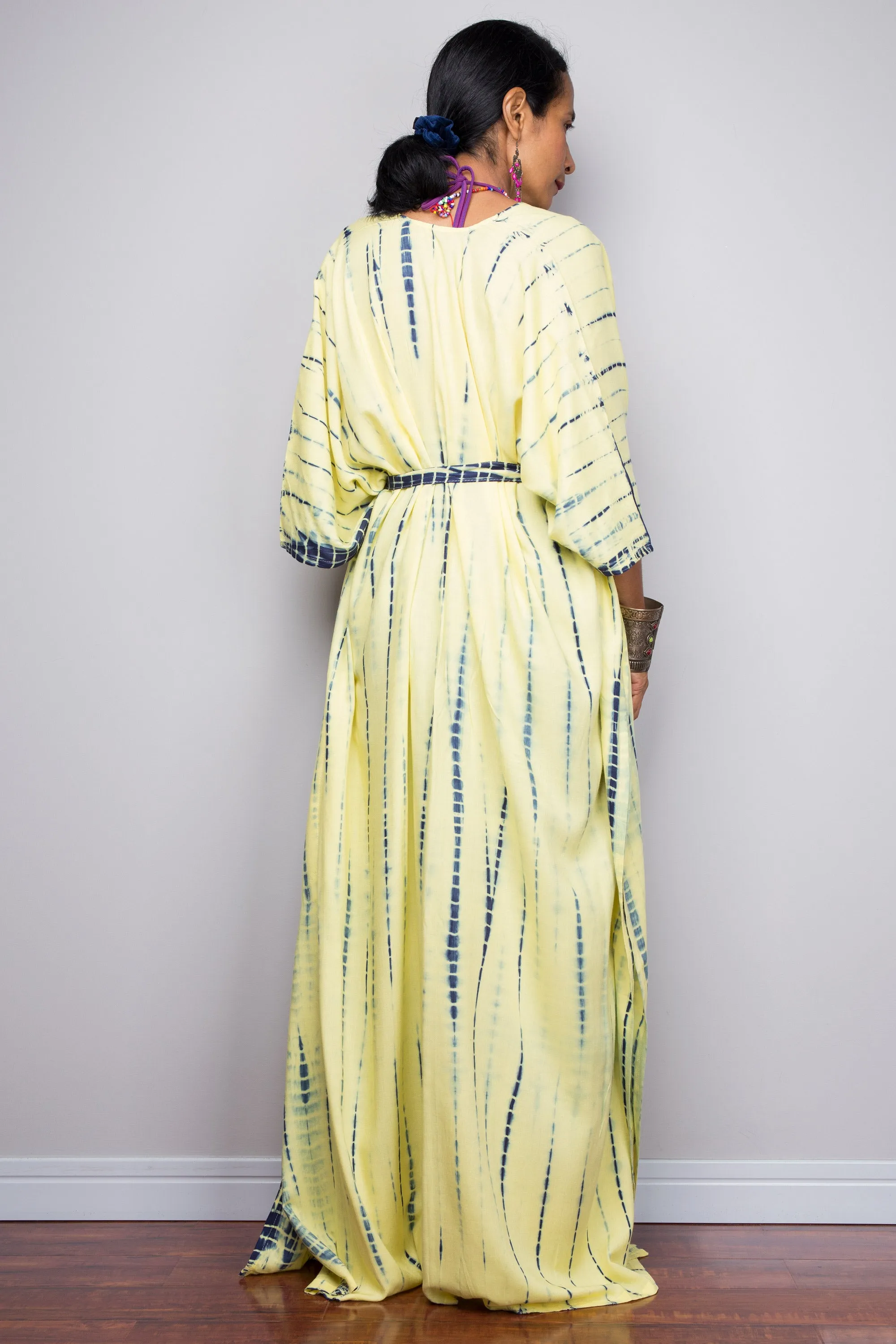 Yellow Tie Dye Robe