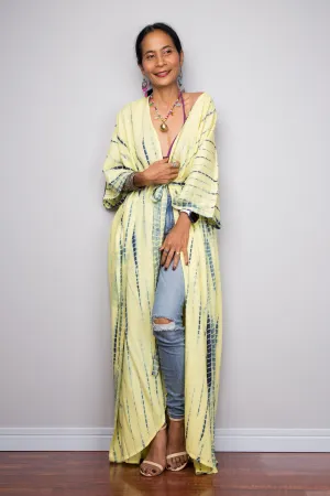 Yellow Tie Dye Robe