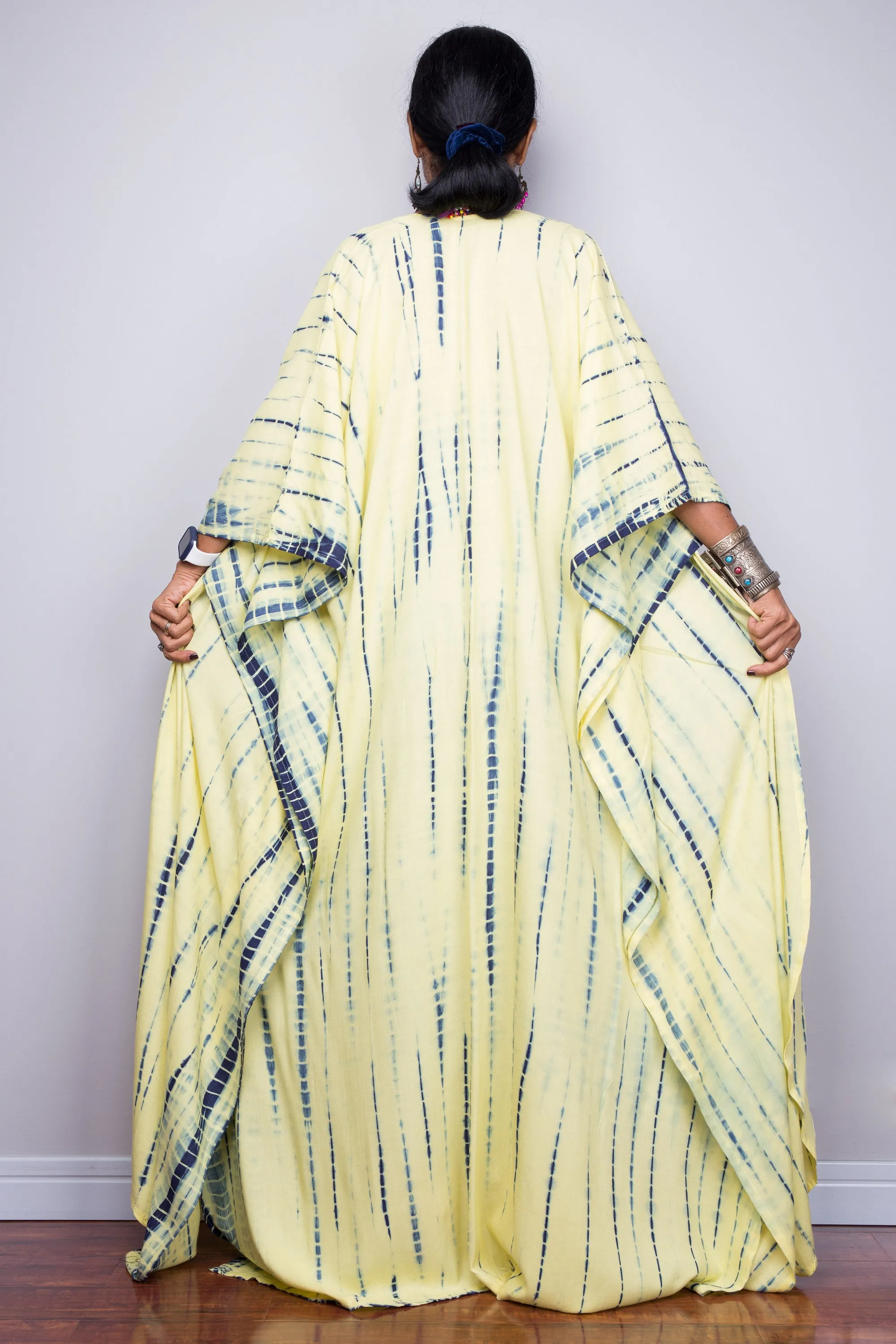 Yellow Tie Dye Robe