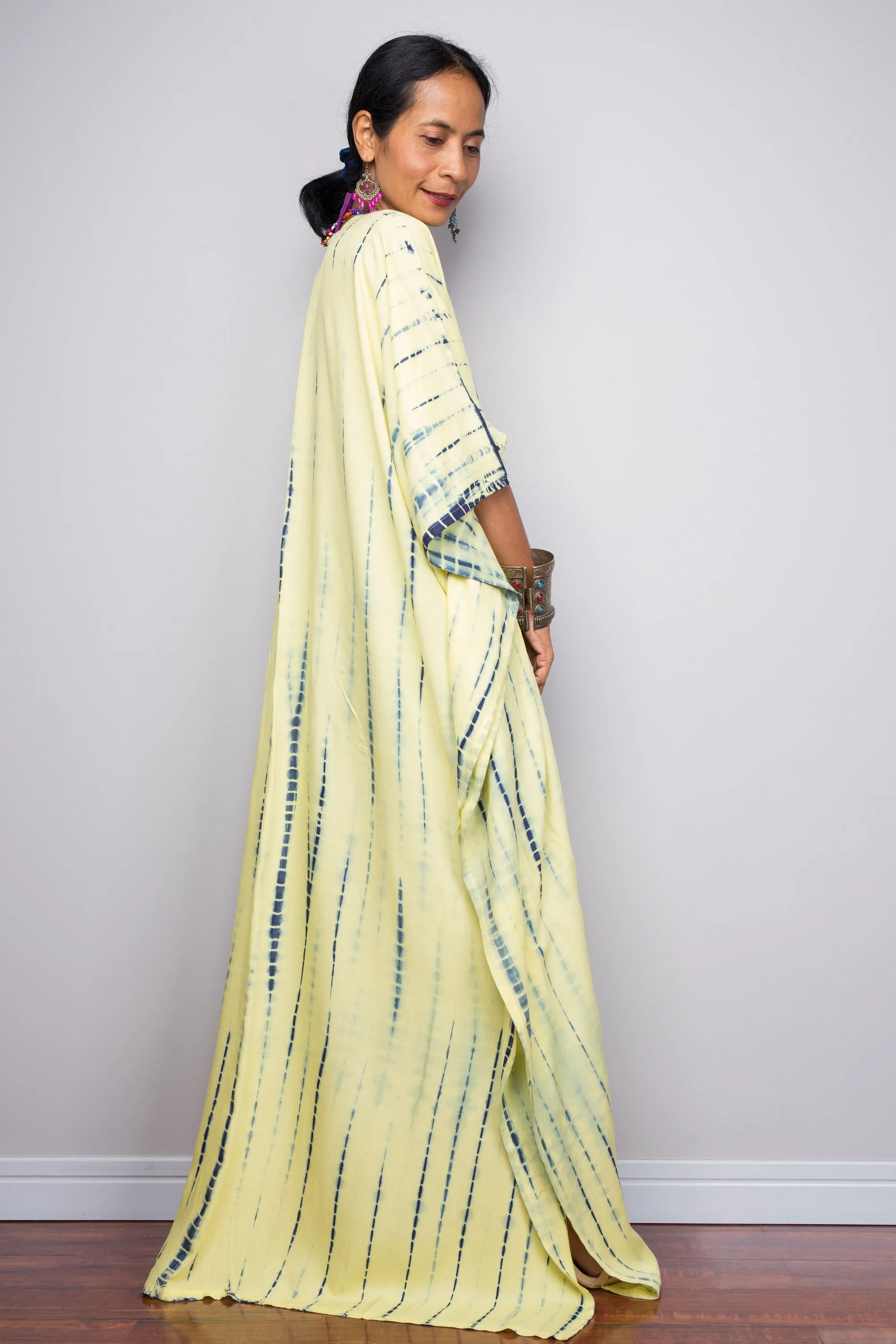 Yellow Tie Dye Robe